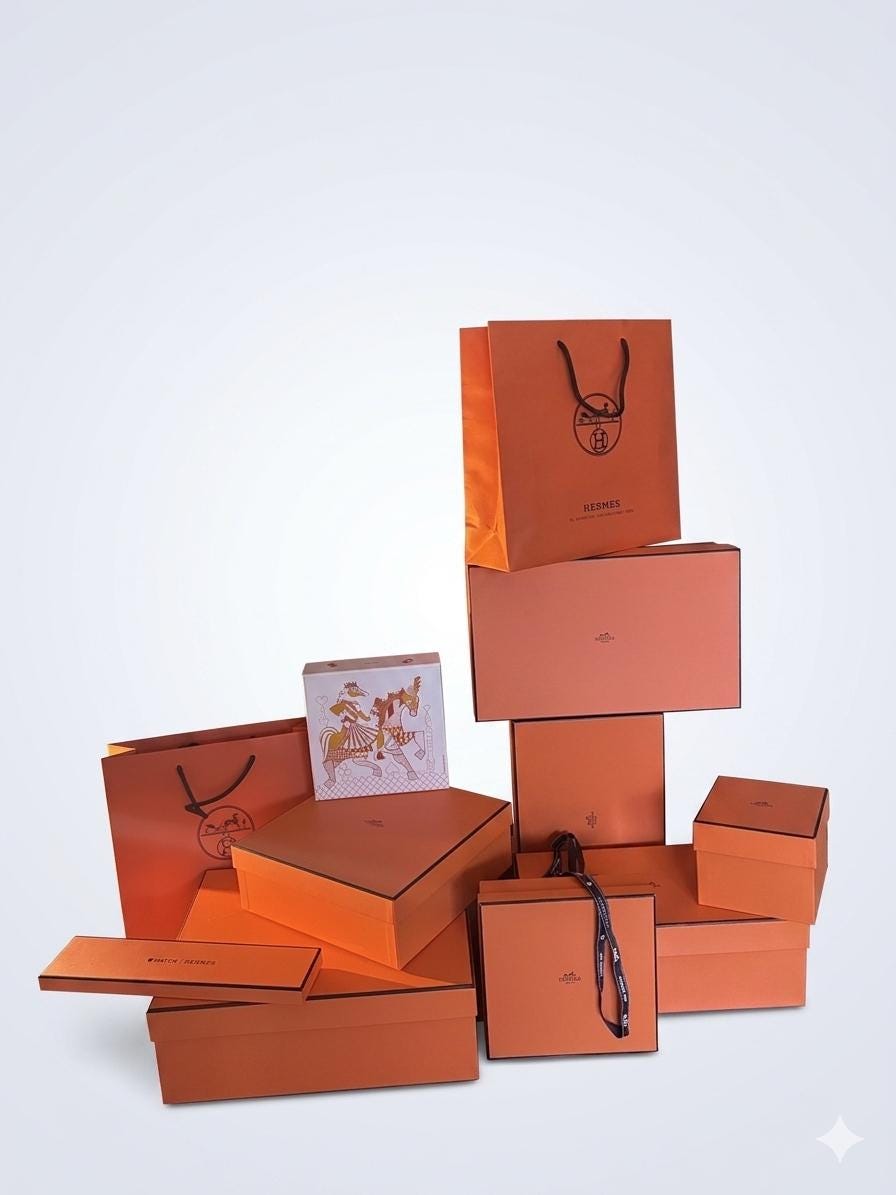 Hermes orange box - Etsy 日本
