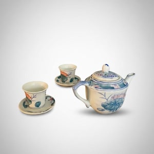 Ancienne Dinette Poupées – Service Miniature – Coffret Jouet Bretagne