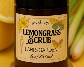Unisex Lemongrass Sugar Scrub