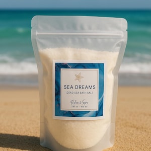 Sea Dreams Raw Dead Sea Mineral Bath Salt
