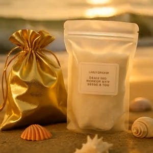 Raw Dead Sea Mineral Salt Scrub & Tub