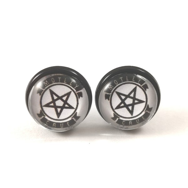 MOTLEY CRUE EARRINGS, Regalo musicale, Gioielli musicali, Motley Crue, Musica metal