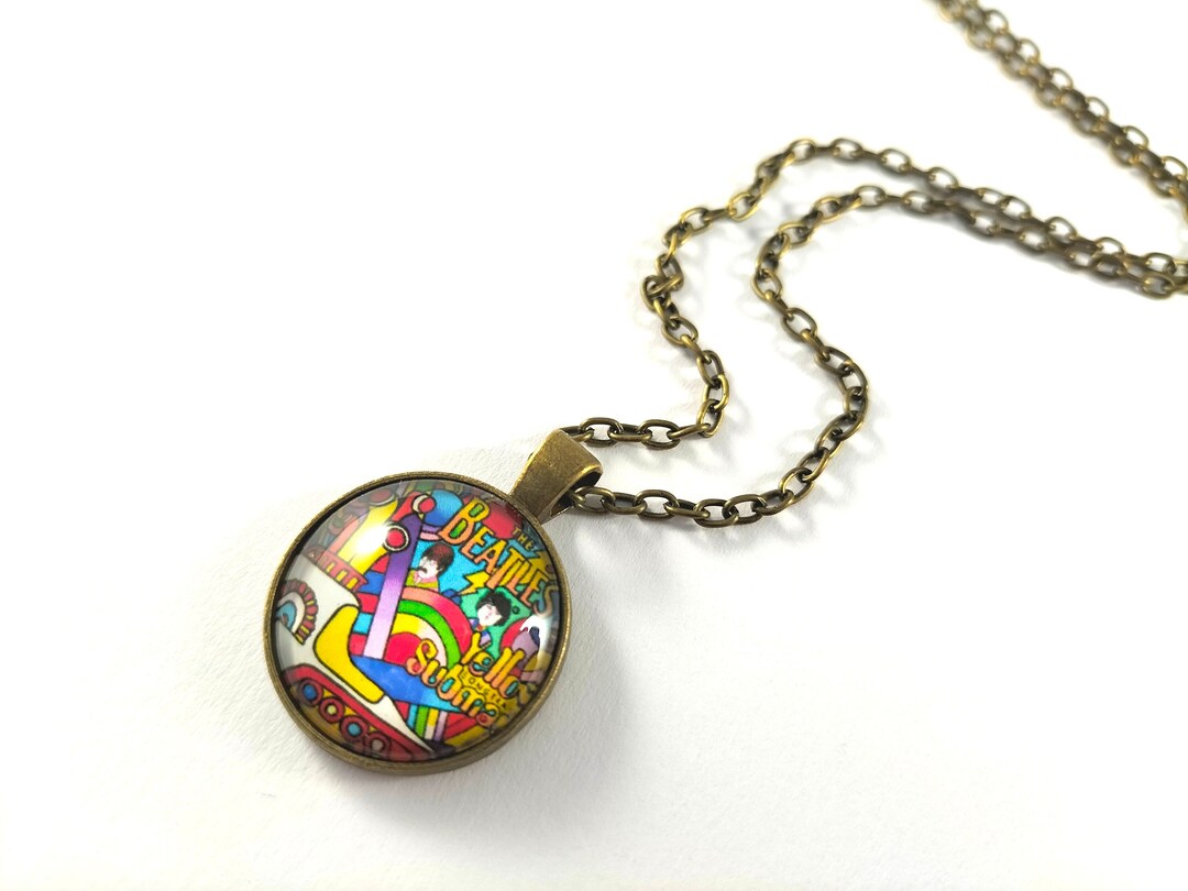 BEATLES NECKLACE, Song Necklace, Music Jewelry, the Beatles Jewelry, Avery Road Necklace Etsy UK
