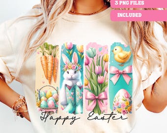 Happy Easter PNG, Brushstroke Easter Png, Retro Easter Png, Easter Bunny Png, Easter Coquette Png, Pink Easter Png, Floral Spring Png