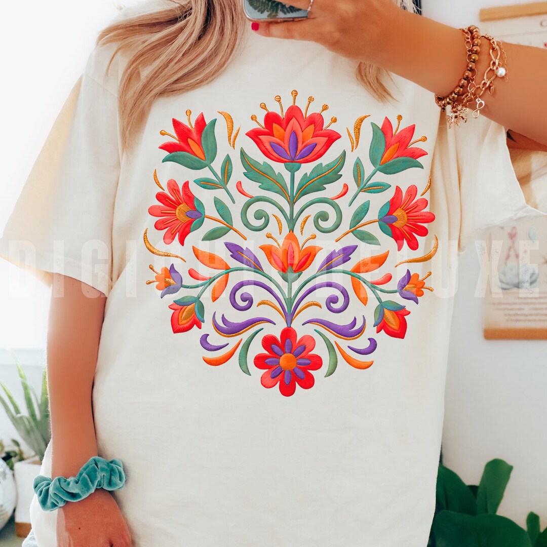 Mexican Flowers PNG, Cinco De Mayo Png, Floral Boho Png Sublimation ...
