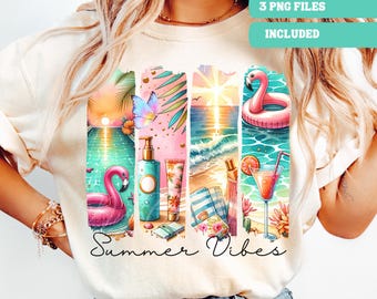 Summer Vibes PNG, Preppy Summer Salty Soul Png, Pink Hot Beach Png, Beach vibes Brushstroke Png, Aesthetic Summer Png, Trendy Summer Png