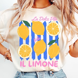 Amalfi Coast Italy PNG, Lemon Png Shirt Sublimation Dtf Design, Girly Summer Png, Preppy Design png, Trendy Limoncello Design, Mediterranean