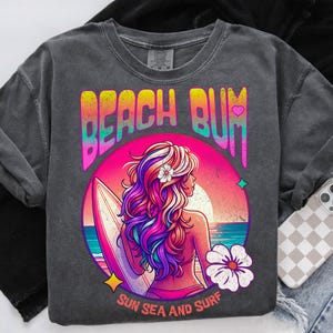 Summer Beach Bum Png, Coconut Girl Png,Retro Summer PNG, Trendy Summer Png, Summer Vibes, Cute Aesthetic Png, Retro Beach Png Salty Soul PNG