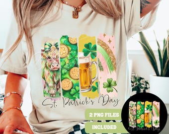 St Patrick's Day PNG Clipart Shirt Sublimation and Dtf Design, Digital Download PNG, St Patricks Day Shirts Design, St Patty PNG, Shamrock