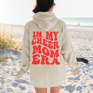 Custom Cheer Mom Hoodie, Custom Cheer Mom Sweater, Cheer Mom Shirt, Cheer Mom Gift, Custom Cheer Pullover, Mom Gift, Cheerleader Daughter
