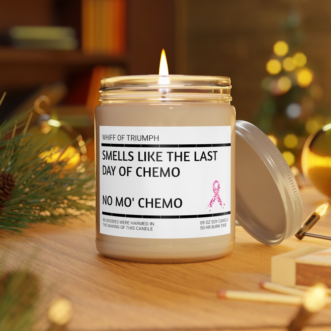 Chemo Candle Gift Fck Cancer Candle Soy Candle Warrior Etsy