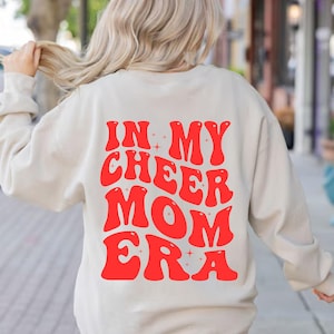 Custom Cheer Mom Sweatshirt, Custom Cheer Mom Hoodie, Cheer Mom Shirt, Cheer Mom Gift, Custom Cheer Hoodie, Mom Gift, Cheerleader Daughter