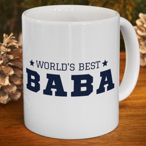 Arabic Father Mug, Islamic Man Gift, Grandfather Coffee Cup, Baba Mug, Middle Eastern Dad Gift, Custom Arabic Culture Mug, Baba Gift