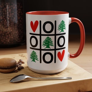 Lebanese Coffee Mug Cedar Tree Gift for Lebanese Fathers & Arab Mothers Beirut Souvenir Father&#39;s Day Cup Mother&#39;s Day Mug Lebanon Gift Cup