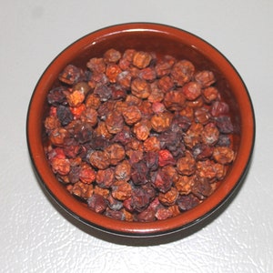 Hand Picked and Dried Rowan Berries for rituals or decoration-Mountain Ash-Metaphysical-talisman-ancient Celtic-Sorbus hybrida-protection