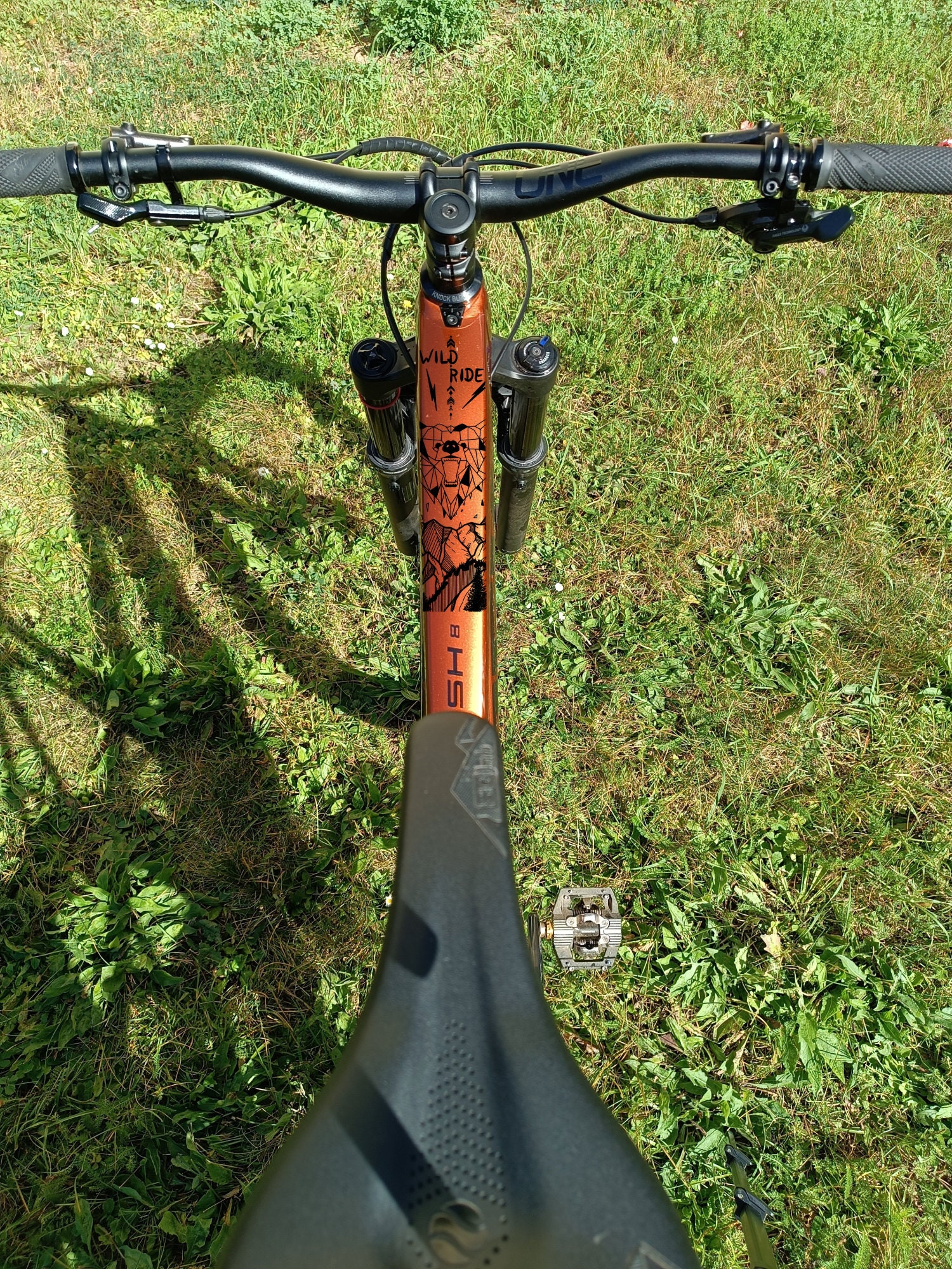 Aufkleber Dekor Satz City Bike schwarz Fahrrad Rahmen Sticker Set bla, 7,99  €