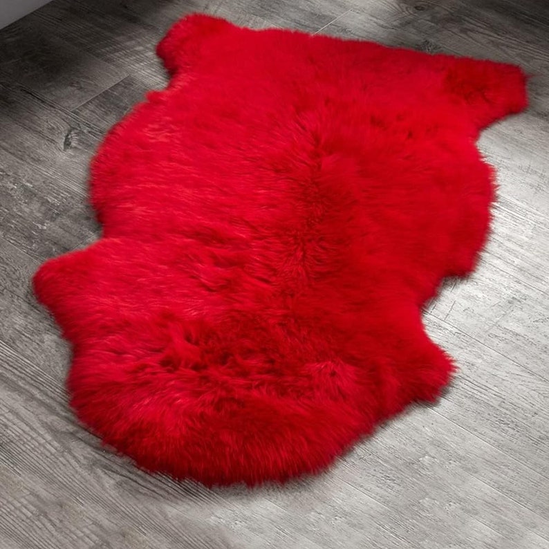 Genuine Real Australian Sheepskin Lambskin Rug Sheepskin Throw Soft and