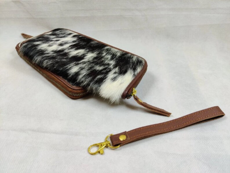 TAOYATAO Handmade Cowhide Zip-Around Wallet – First Layer Leather, Coin Pocket, 8 Card Slots (Unisex) - View #7