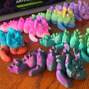 3D Gedruckter artikulierter Kristalldrache