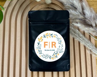Coffee Party Favors - Customizable Coffee Bags for Weddings, Bridal Showers, Baby Showers, Anniversaries, Corporate Events, and Reunions