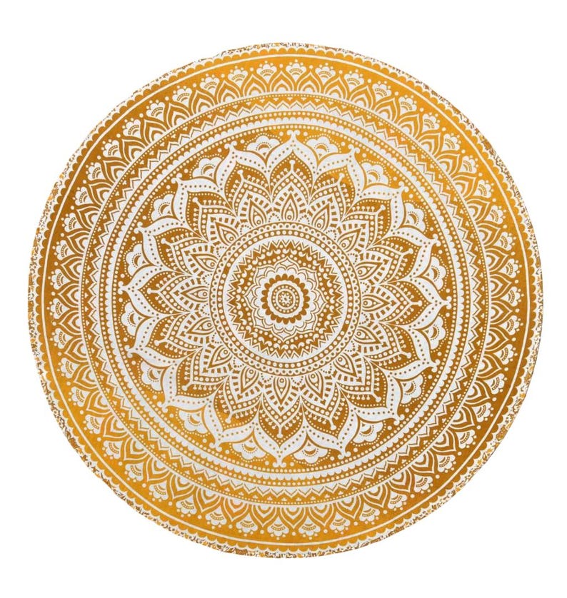 Indische Mandala Kreis Runde Tischdecke Boho Hippie Decke Boho Yoga Matte Überwurf Tischdecke Strand Picknick Pattern-10