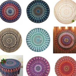 Wall Hanging Mandala Table Cloths, Table Cover, Beach Tapestry, beach Throw, Cotton Tapestry, Mandala Tapstry, Decorative Cotton Tapestry