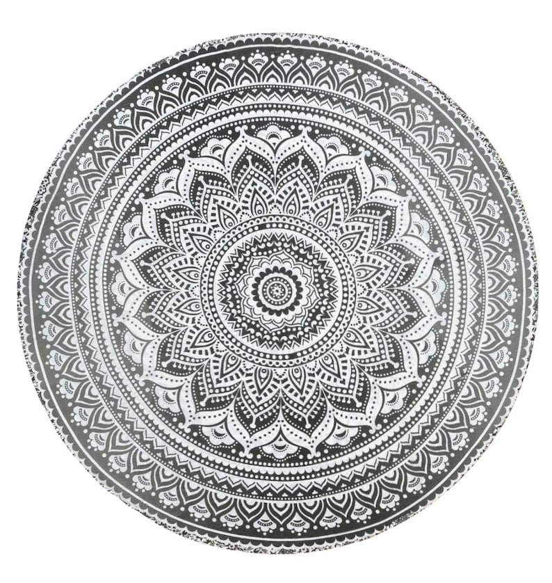Indische Mandala Kreis Runde Tischdecke Boho Hippie Decke Boho Yoga Matte Überwurf Tischdecke Strand Picknick Pattern-08