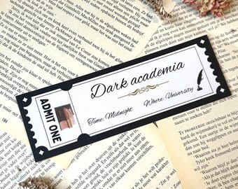 Marcador de Dark Academia | Dark Academia