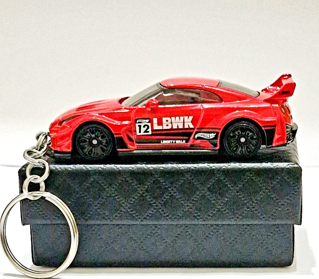 Nissan GTR R35 LB Silhouette Works Keyring - Etsy