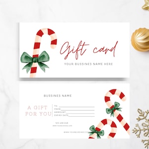 Gift Certificate Template, Editable Gift Certificate Template, Modern Gift Certificate, Editable Gift Card, Instant Download, Gift Voucher