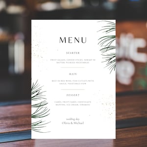 Paquete de plantillas de menú de restaurante moderno, plantilla de menú editable, lista de precios de plantilla de menú editable, menú minimalista, cartel de bienvenida del restaurante