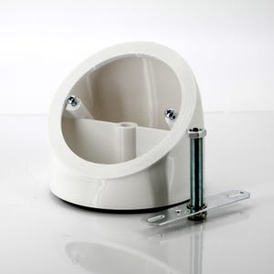 Universal Angled Soffit Wedge for Ring, Blink, Eufy, Reolink - Custom Fit - 10 to 45 degrees