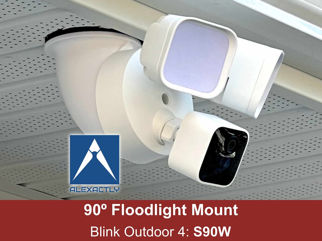 90deg Under Eave Mount for Floodlight Soffit Mount for Ring, Blink