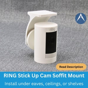 RING Stick Up Cam Soffit, Eave and Ceiling Mount