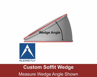 Sloped Soffit Wedge for Floodlight Mount: Perfect for Angled Soffits