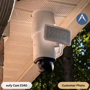 eufy Downspout Offset Adapter: E340/S330 Floodlight Cameras