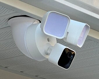 Light Fixture Ring Flood Camera Installation UNIVERSAL 90-deg