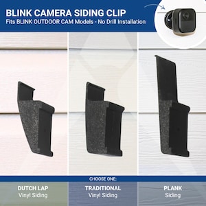 Blink Cam Siding Clip - Dutch Lap, Traditional, Plank - No Drill Mount
