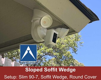 Sloped Soffit Wedge for Floodlight Mount: Perfect for Angled Soffits