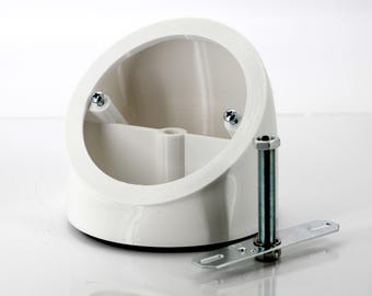 Angled Soffit Wedge for Ring, Blink, Eufy, Reolink - Universal 4" Junction Box
