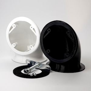 UNIVERSAL 90-deg Single Soffit Mount for Floodlight Cameras - Ring, Blink, Wyze