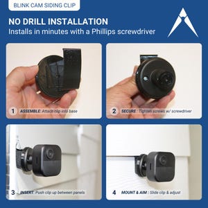 Blink Cam Siding Clip - Dutch Lap, Traditional, Plank - No Drill Mount
