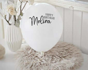 Personalisierter Ballon, Geburtstagballon, Luftballon personalisiert, Happy Birthday Ballon