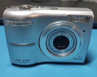 Olympus FE FE-210 7.1MP Digital Camera - Silver - Etsy