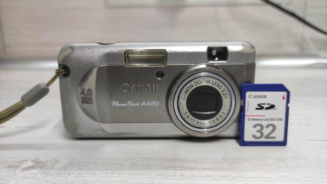 Canon PowerShot A420 – Appareil Photo Compact 4MP, Zoom Optique 3,2x, Fonctionnel