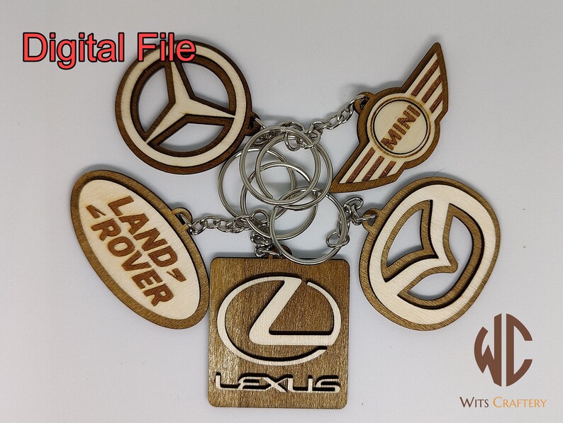 Keychain Car Logo File Etsy