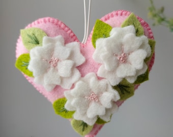 Herz Muster, Filz Muster, PDF Muster Nähen Muster Valentinstag Muster, Basteln, Muttertag Geschenke Filz Ornament