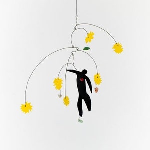 Dancing with the Stars: Homage to Henri Matisse Mobile, Kinetic Mobile, Art Mobile, Dance, Modern Mobile, Mid Century Modern, art decor