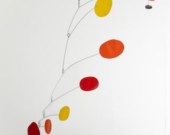 Abstrakte Outdoor Kunst Mobile: Mid Century Modern Kinetische Skulptur