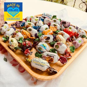 Exquisite Handmade Ukrainian Chocolates | Fruit & Nut Filled Confections Gift Set | Ukrainian Gifts | Premium Tastes Made in Ukraine